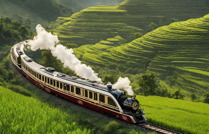 EL exterior del tren Sjourney